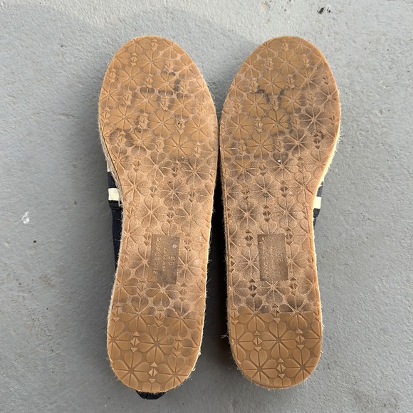 Kate Spade Striped Navy espadrilles size 9.5 - Picture 8 of 8